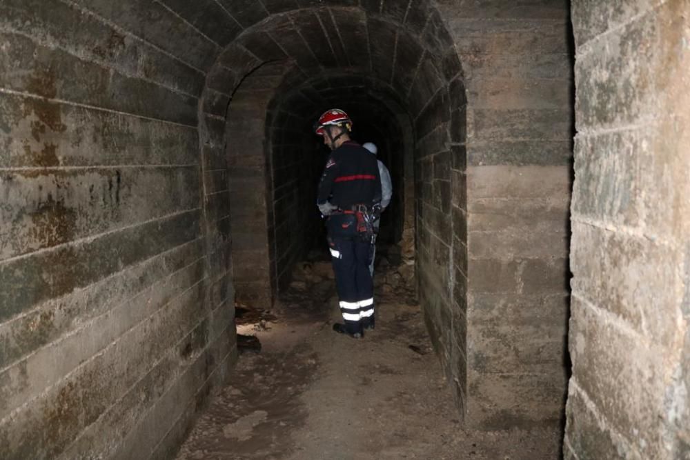 El interior del refugio de la Guerra de Elche