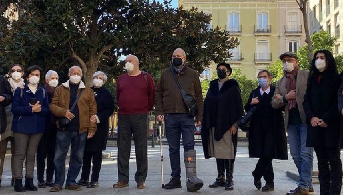 Los querellantes que han enviado un recurso al Tribunal Europeo por torturas durante el franquismo.