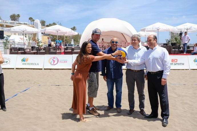 San Bartolomé de Tirajana. Presentación Copa del Rey de voley playa  | 25/04/2019 | Fotógrafo: José Carlos Guerra