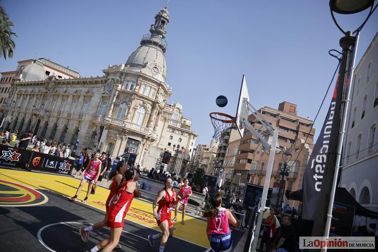 El Circuito 3x3 CaixaBank de baloncesto en Cartagena, en imágenes