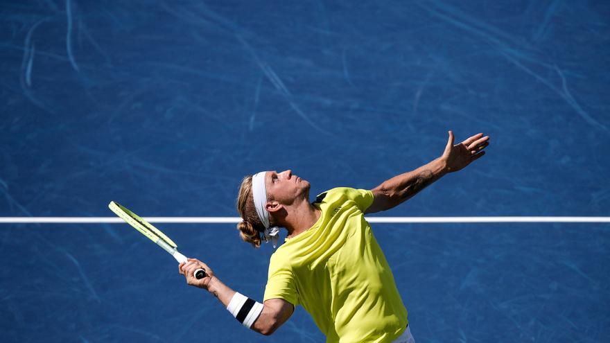 Davidovich abandona su partido ante Djokovic por dolor en la espalda