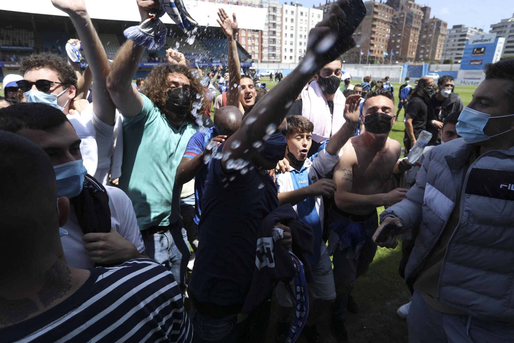 La celebración del Real Avilés, en imágenes