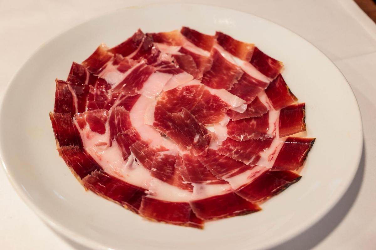 Sánchez Romero Carvajal acorn-fed Iberian ham.