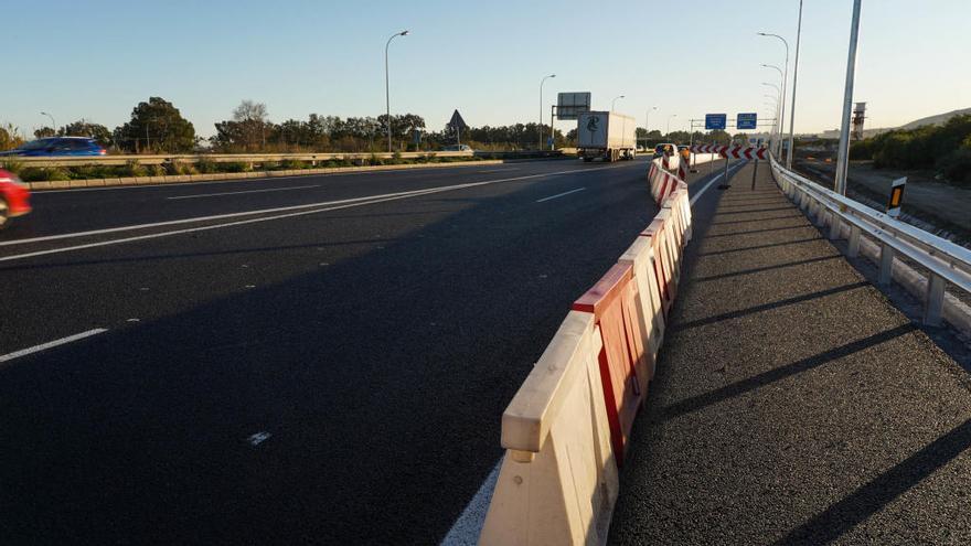 El nuevo acceso a Plaza Mayor desde la MA-21 estará listo en mes y medio