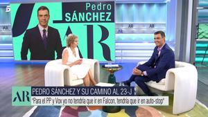 La crítica de Monegal: «Deixeu en pau Pedro Sánchez, ¡que està a gust!»