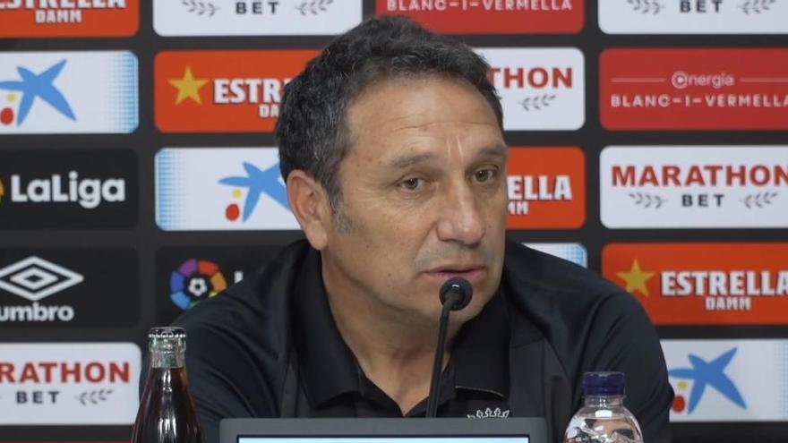 El entrenador Eusebio Sacristán.