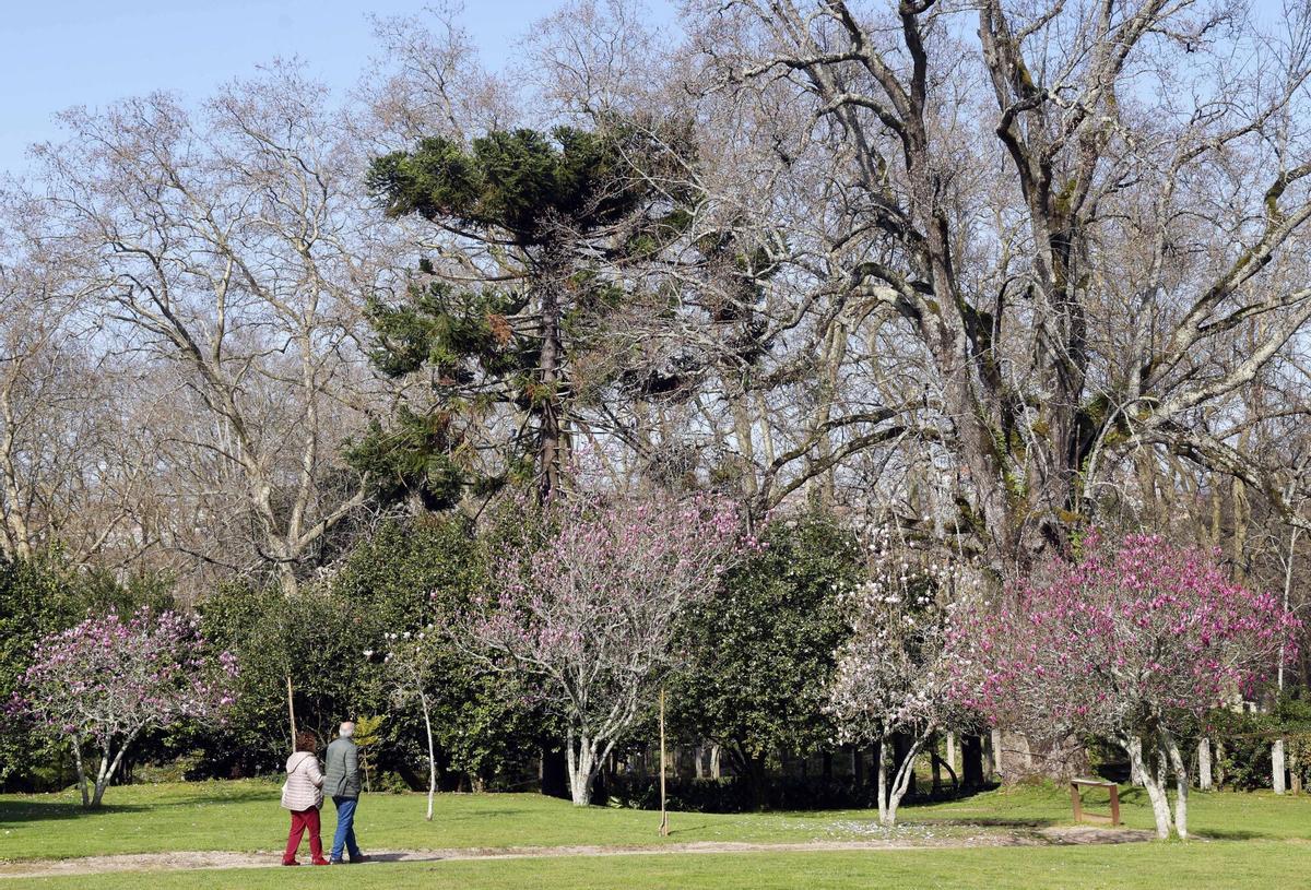 Jardines del pazo Quiñones de León, en Castrelos.