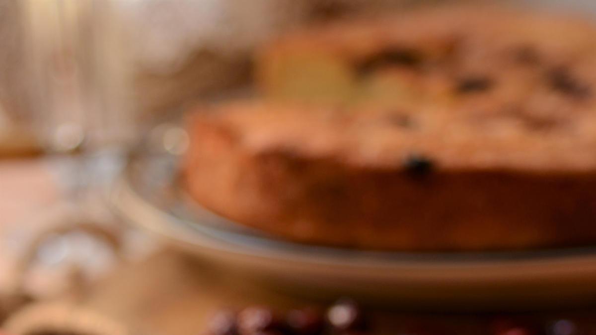 Tarta de peras con canela