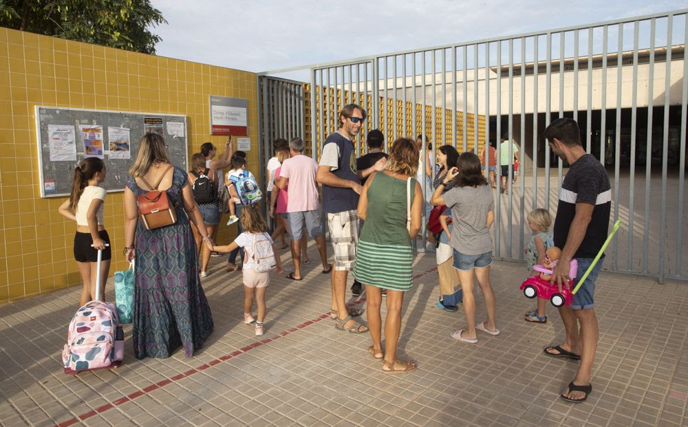 Vuelta al cole en el CEIP Les Palmeres de Canet d'En Berenguer