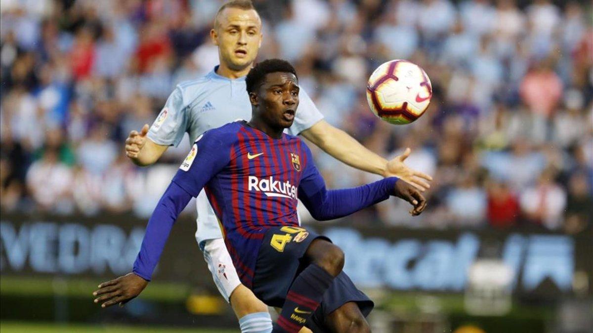 Moussa Wague ya ha debutado con el Barça en LaLiga