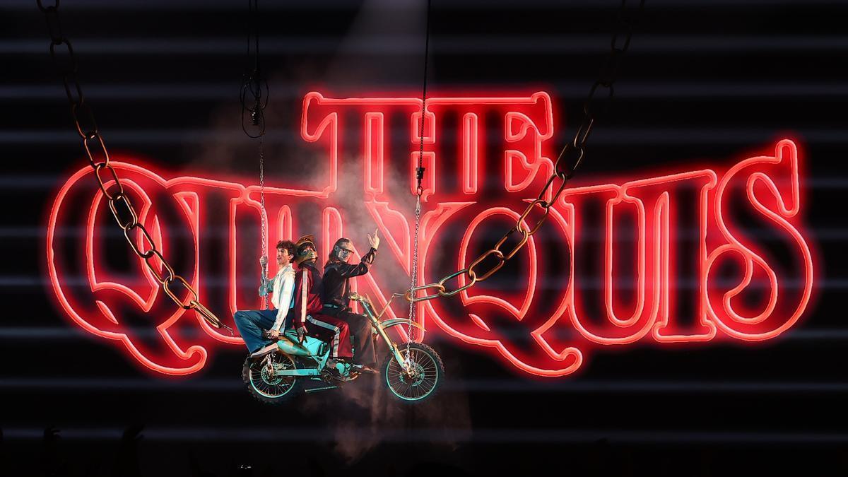 La moto voladora de The Quinquis y las sombras de Rosalinda Galán elevan el nivel del Benidorm Fest 2026 en la segunda semifinal