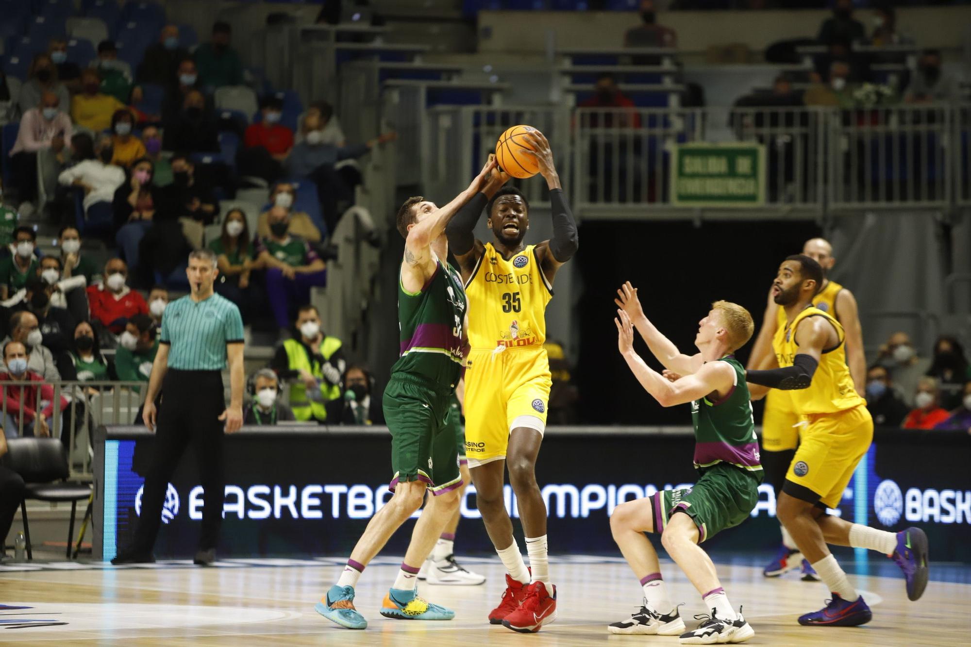 Las imágenes del Unicaja - Filou Oostende de la BCL