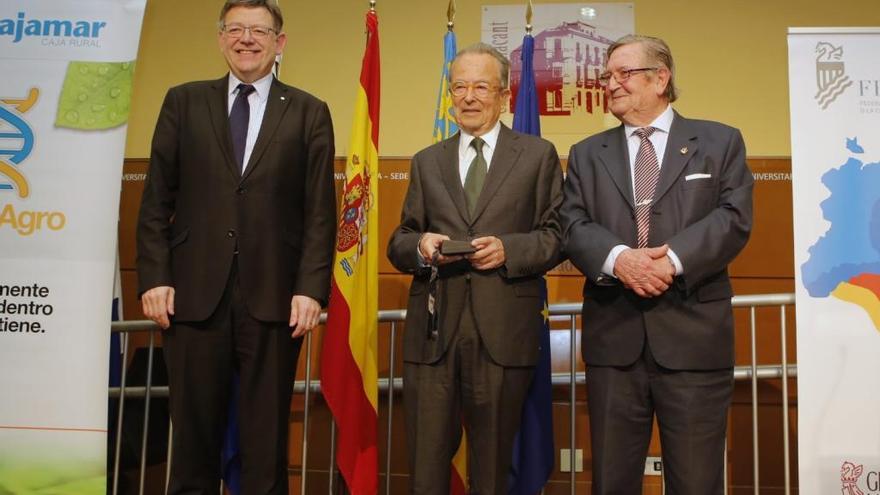 Puig junto a Gil Olcina hoy en la Sede Universitaria de Alicante