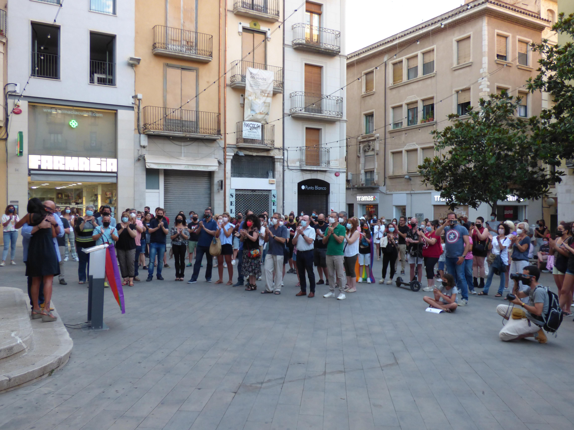 Concentració #justíciaperaSamuel a Figueres