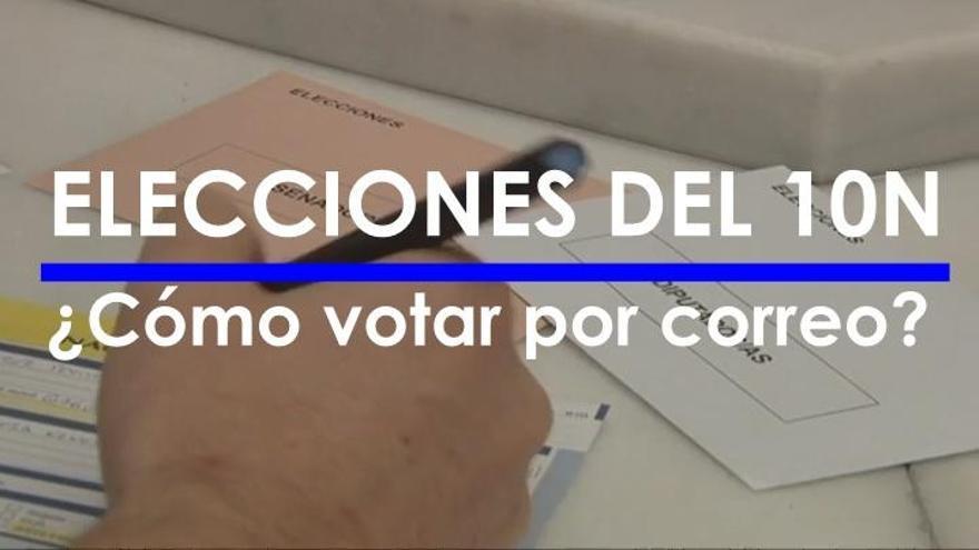 Elecciones 10N: ¿Cómo votar por correo?