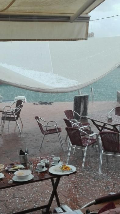 Unwetter in Cala Ratjada