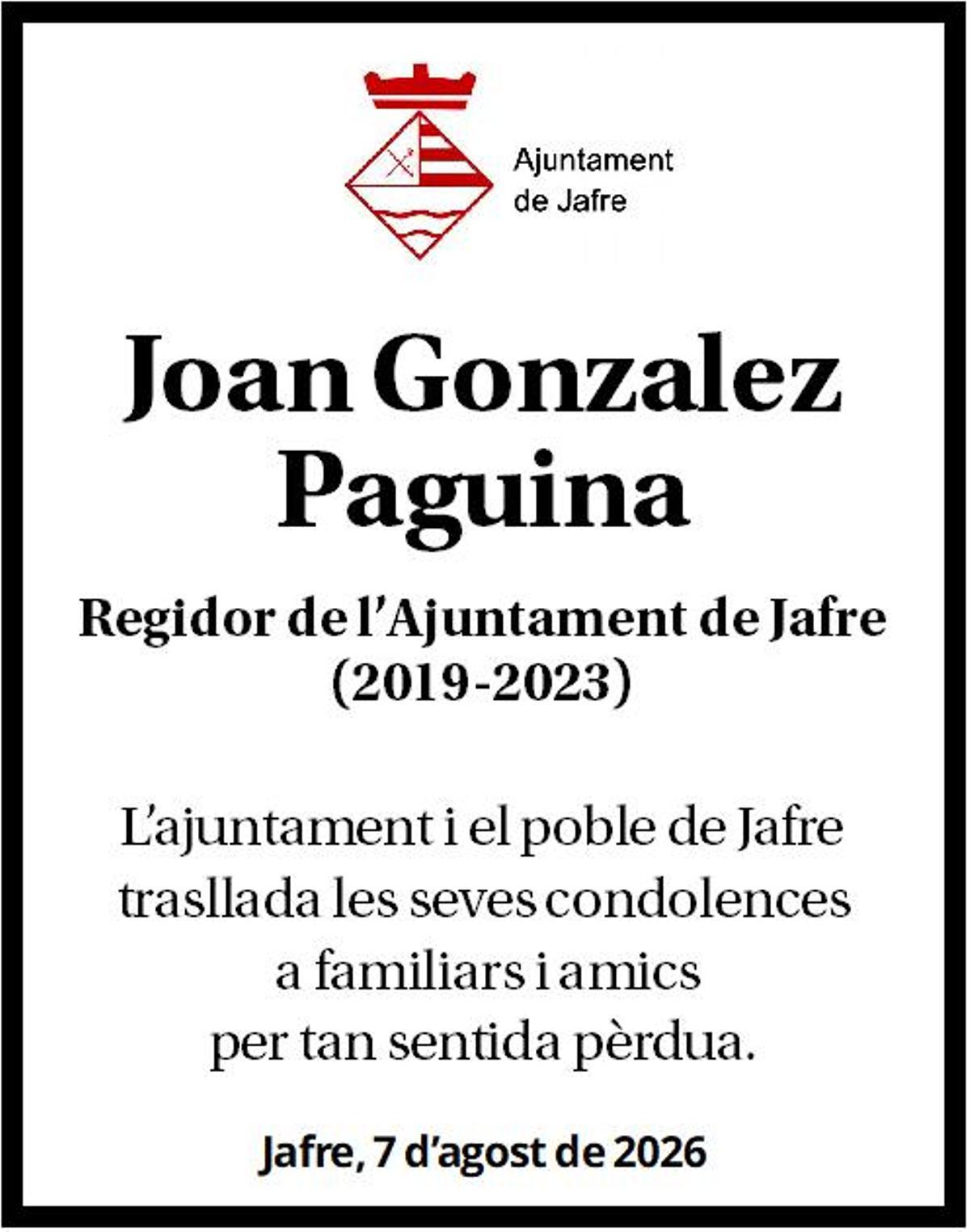Joan Gonzalez Paguina