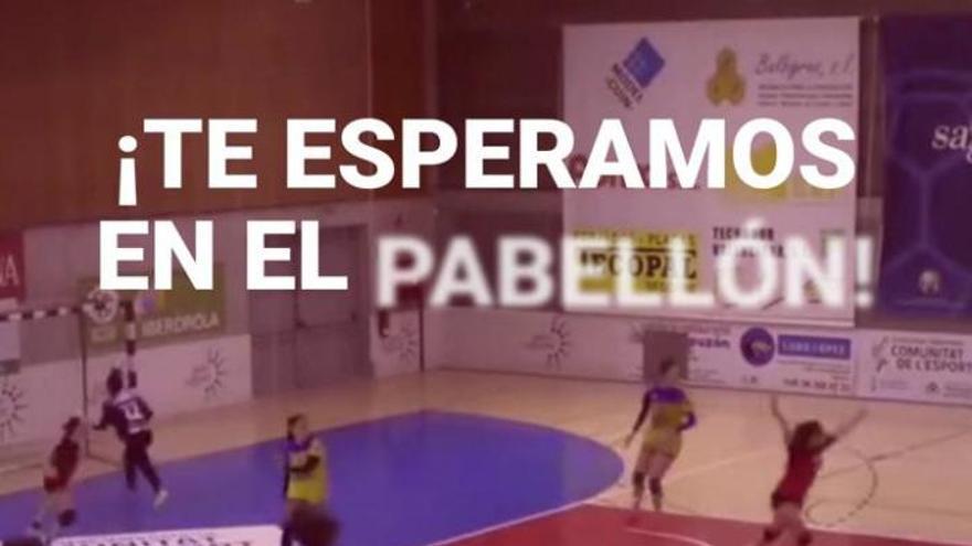 Nueva final del Balonmano Morvedre en un OVNI vestido para la ocasión