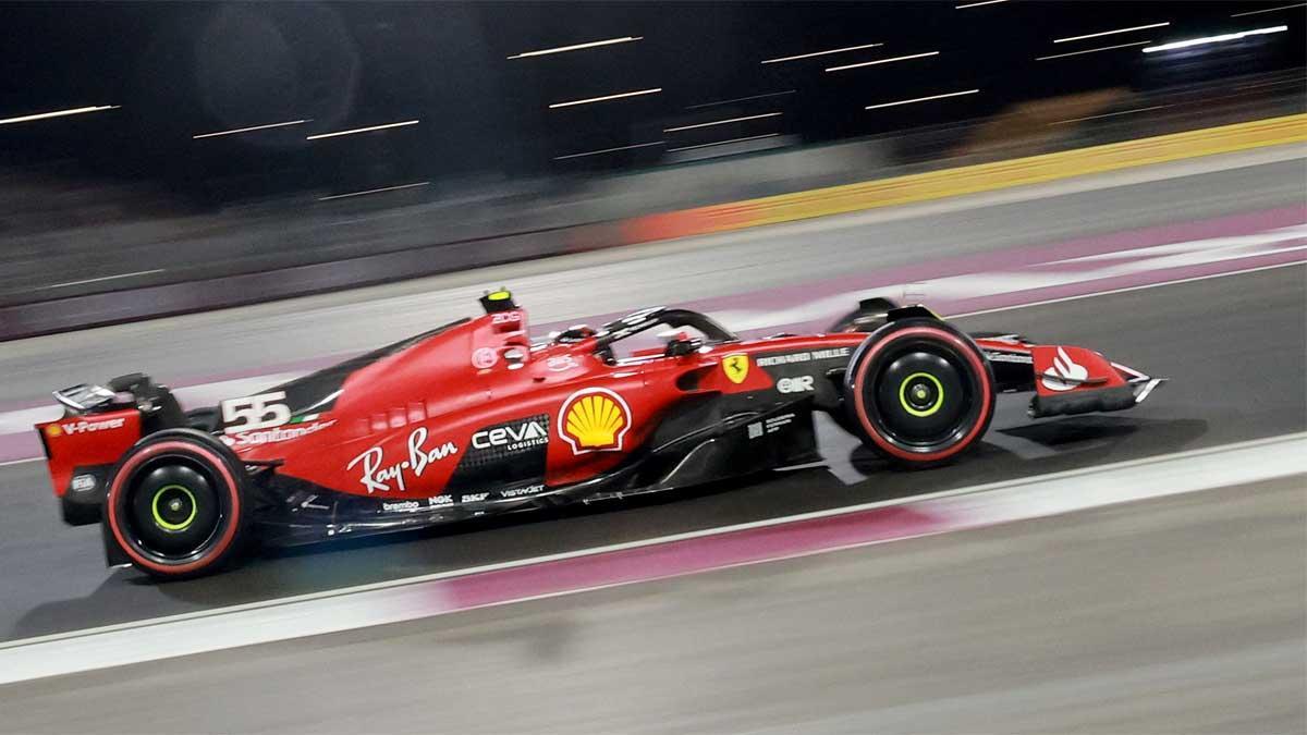 Sainz no podrá correr este domingo la carrera principal en Qatar