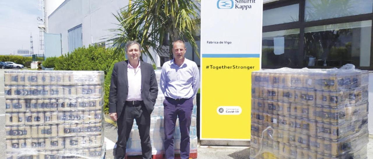 SOS Tomiño Baixo Miño recibe toneladas de alimentos por iniciativa de una  firma - Faro de Vigo