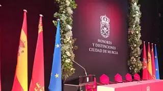 Sigue en directo la entrega de Honores y Distinciones de la Ciudad de Murcia