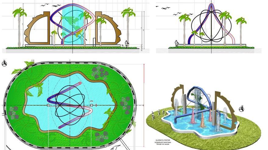 Varias secciones del proyecto