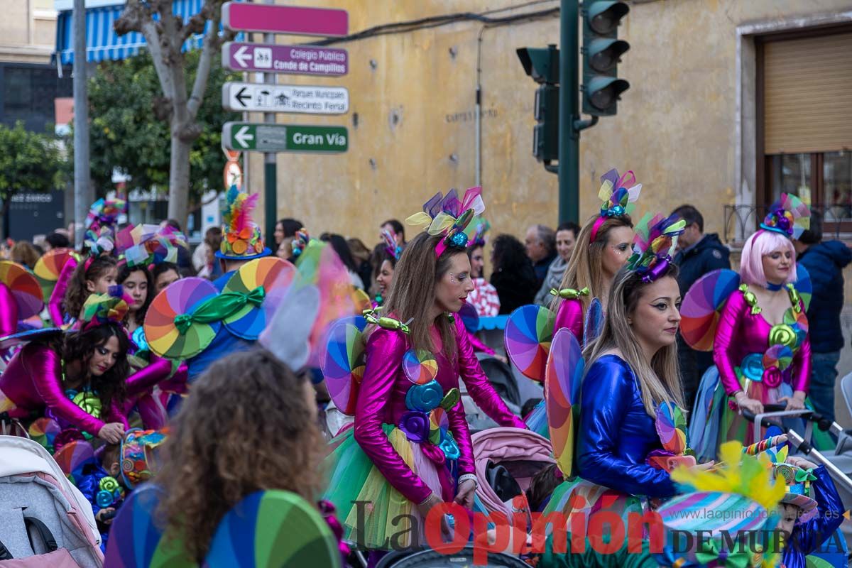 Los niños toman las calles de Cehegín en su desfile de Carnaval