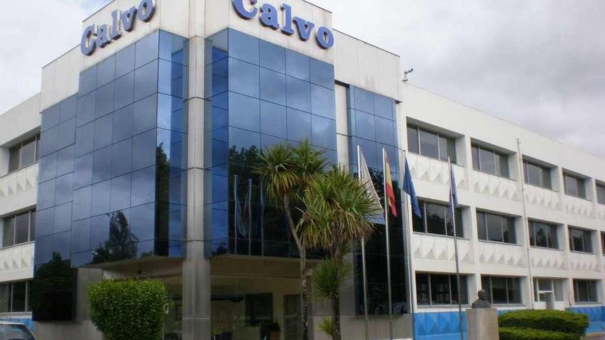 Las instalaciones del Grupo Calvo en Carballo.
