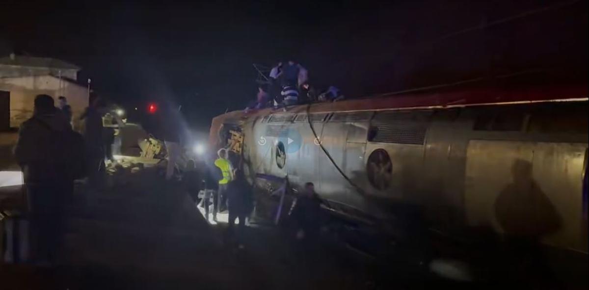 Imágenes del accidente grabadas por Adri Vélez y compartidas a través de redes sociales