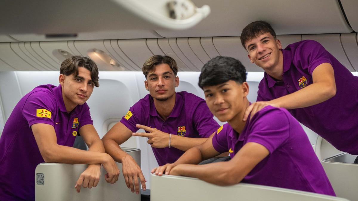 Guille, Toni, Jofre y Dro son el futuro del barça