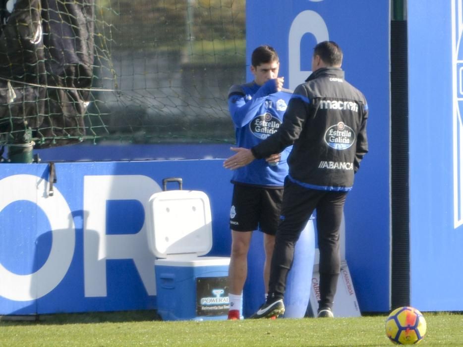 Recuperación en Abegondo tras la derrota en Málaga