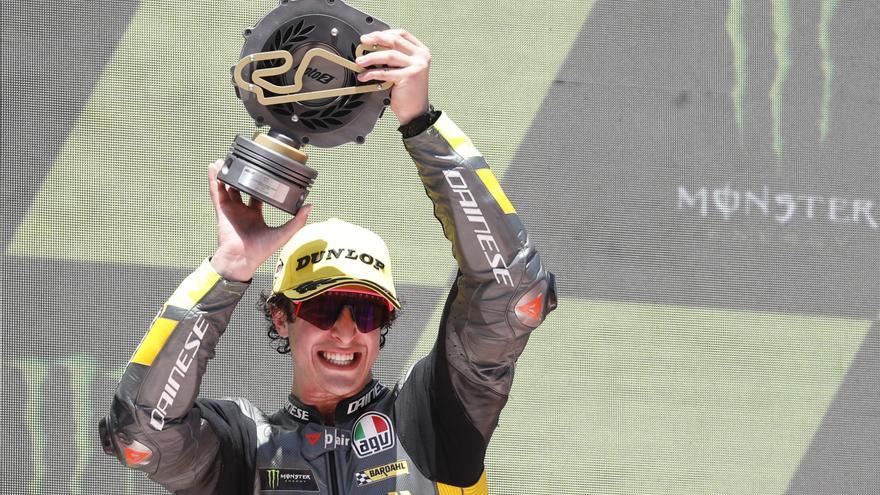 Celestino Vietti, ganador de Moto2 2022 en el circuito de Montmeló