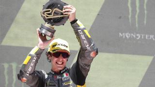 Celestino Vietti, ganador de Moto2 2022 en el circuito de Montmeló