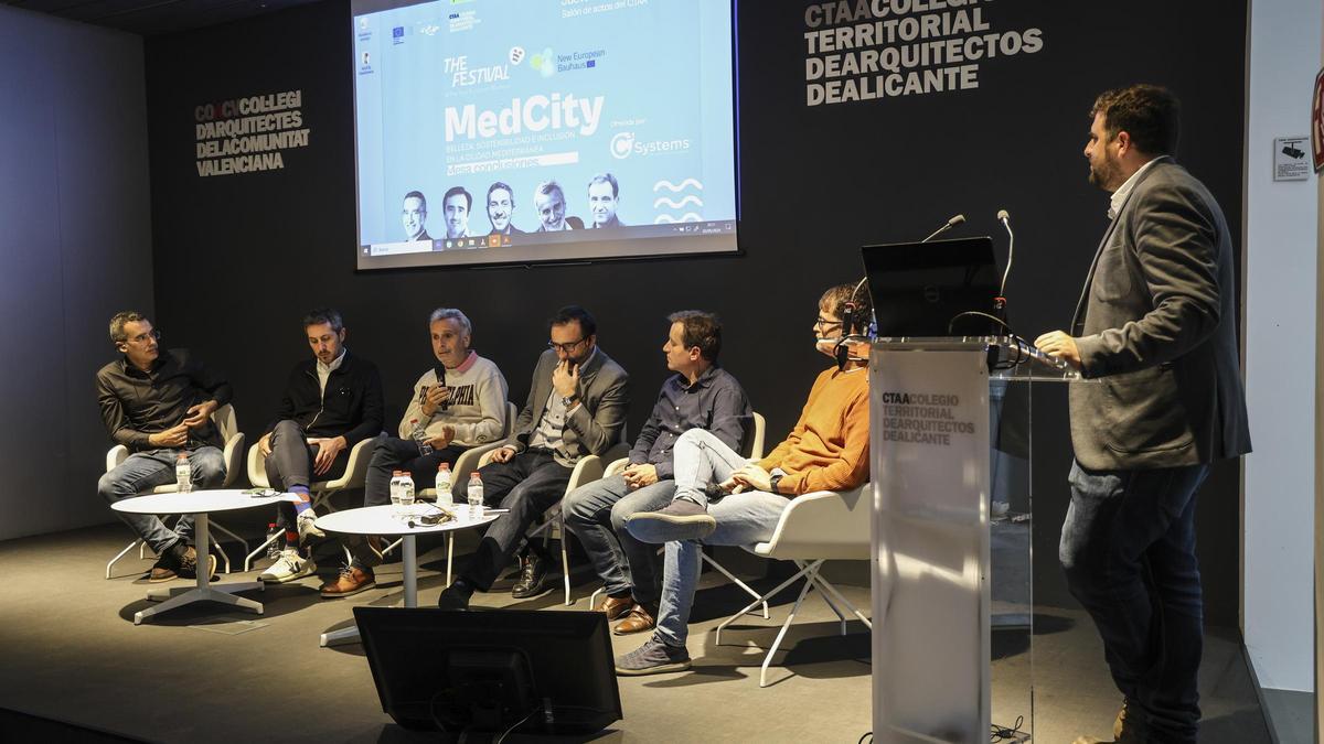 Un momento de la clausura del congreso el congreso MedCity en Alicante.