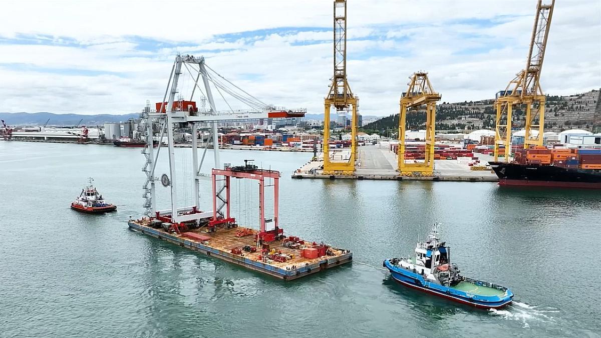 La zona que ocupará Bergé en el Puerto de Barcelona.