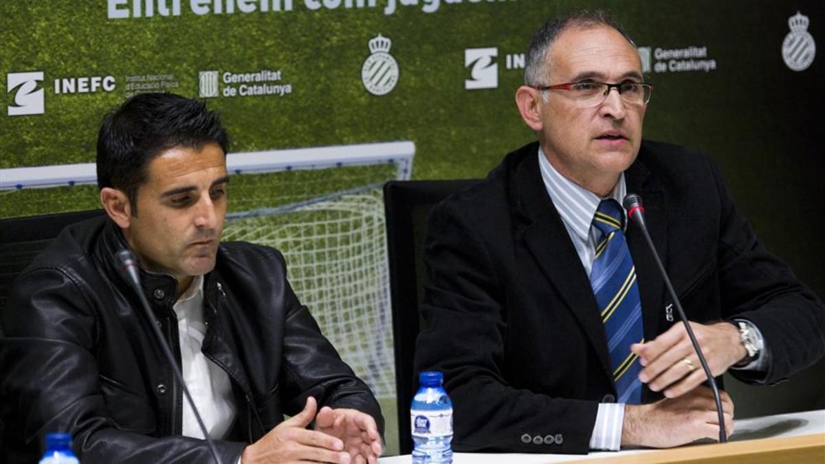 Andreu Camps, a la derecha, será el hombre fuerte de la RFEF