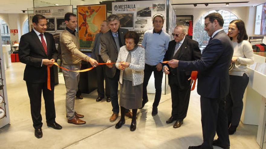 Anil Murthy, en la inauguración de la exposición sobre Mestalla.