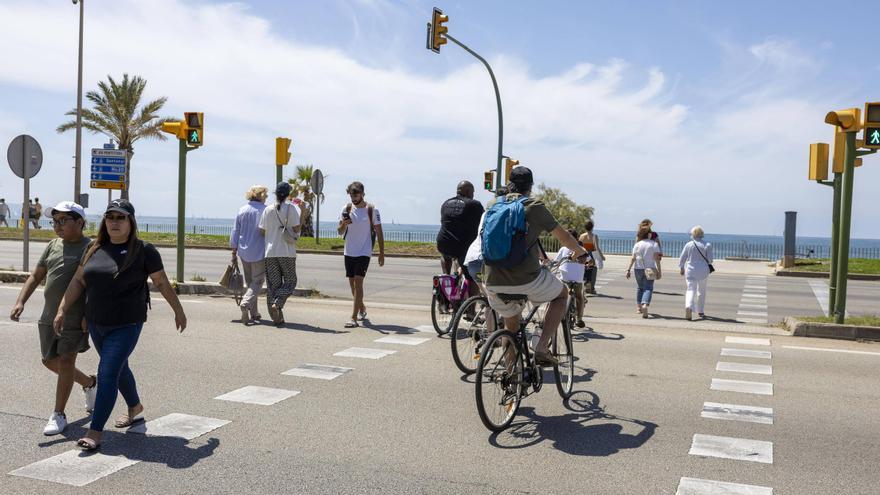 Los ciclistas de Palma denuncian las «trabas y restricciones injustificadas» a las bicis