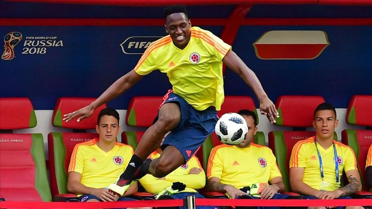 Mina sale en el once inicial colombiano ante Polonia