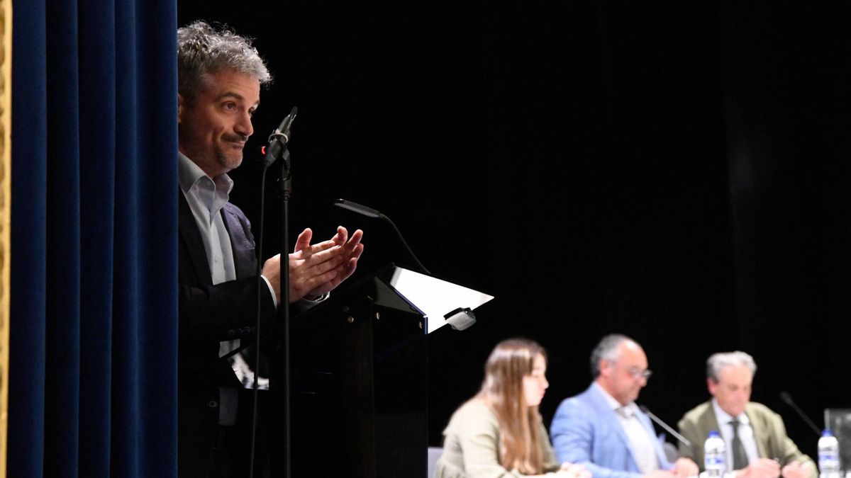 Israel López Campos tras la elección a la presidencia de la Junta Pro Semana Santa de Zamora.
