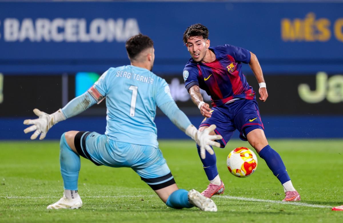 Las mejores imágenes del Barça Atlètic vs Castellón B (4-0)