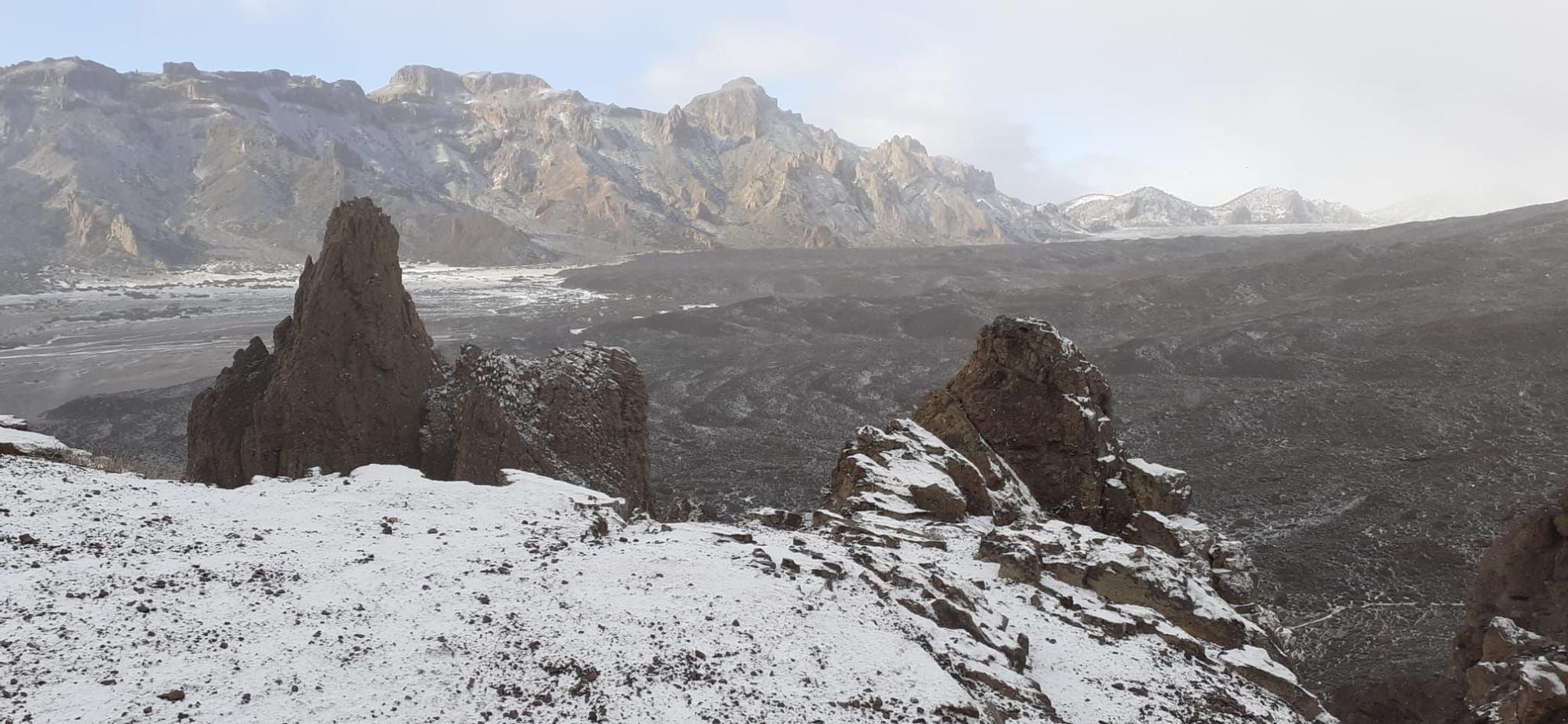 Las imágenes de la nevada en Tenerife