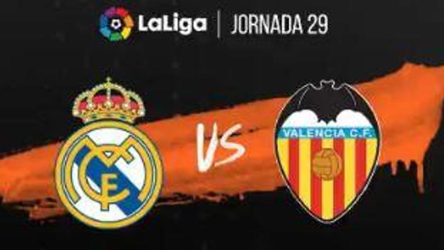 Dónde y a qué hora ver el Real Madrid - Valencia CF