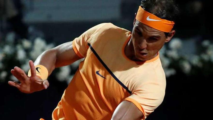 Rafa Nadal, en su partido contra Kyrgios.