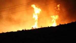 Incendio en Varnavas, Grecia