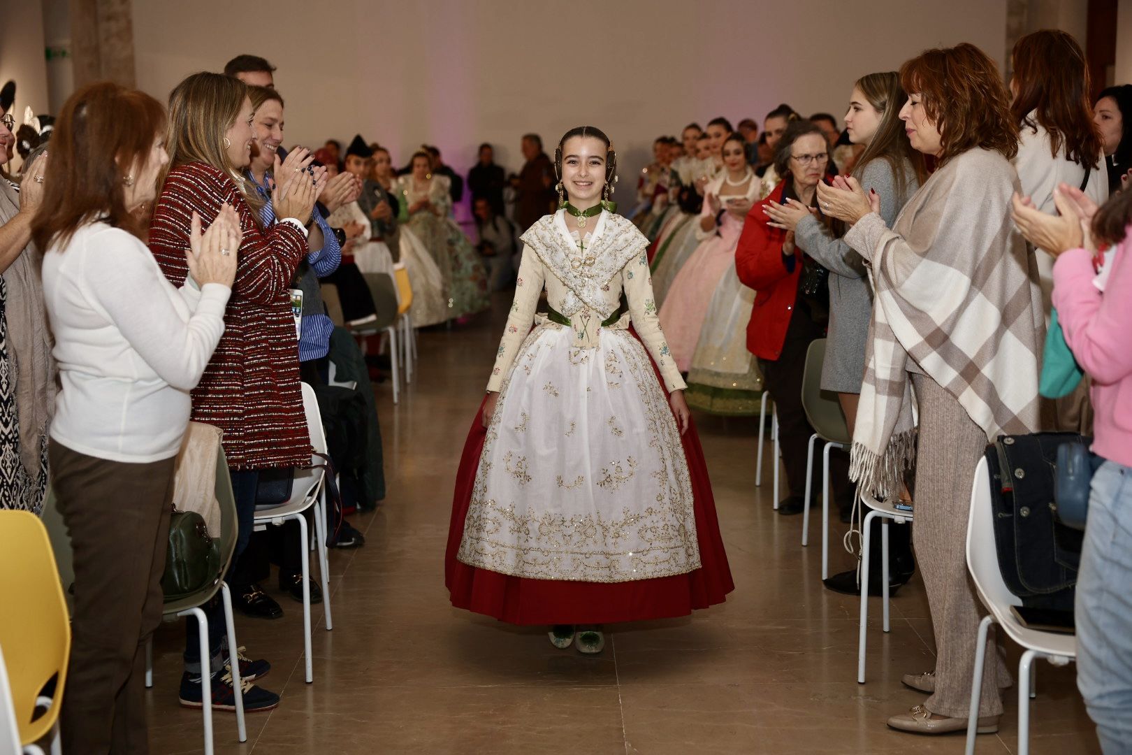 La fiesta de las fallas del Pilar-Sant Francesc con Marina y la corte infantil