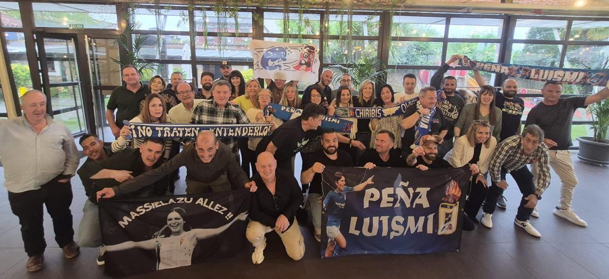 La peña azul Luismi celebra su vigésimo segundo aniversario en el Llagar de Colloto | LNE