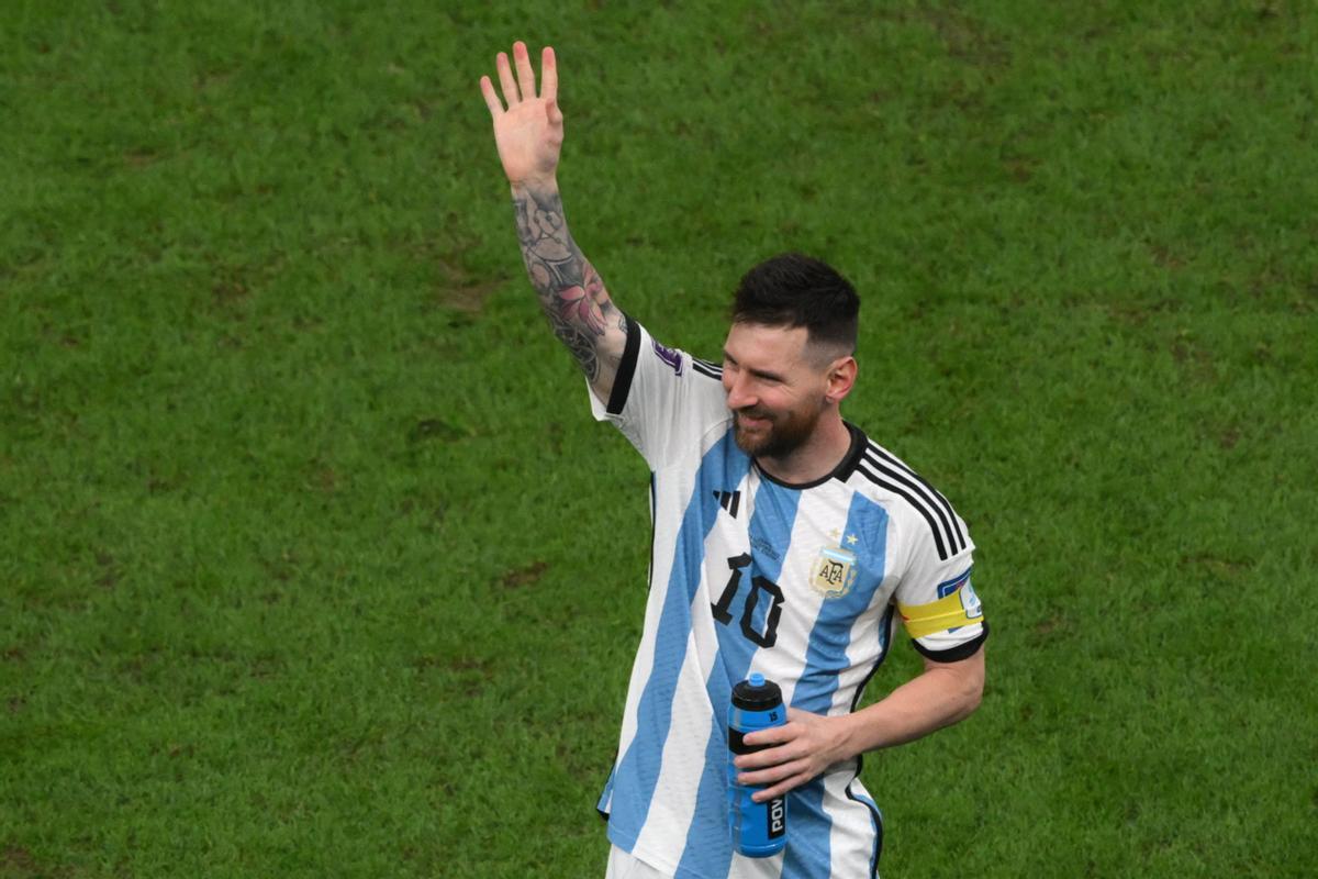 Así celebraron Messi y Argentina el pase a la final Así celebraron Messi y Argentina el pase a la final
