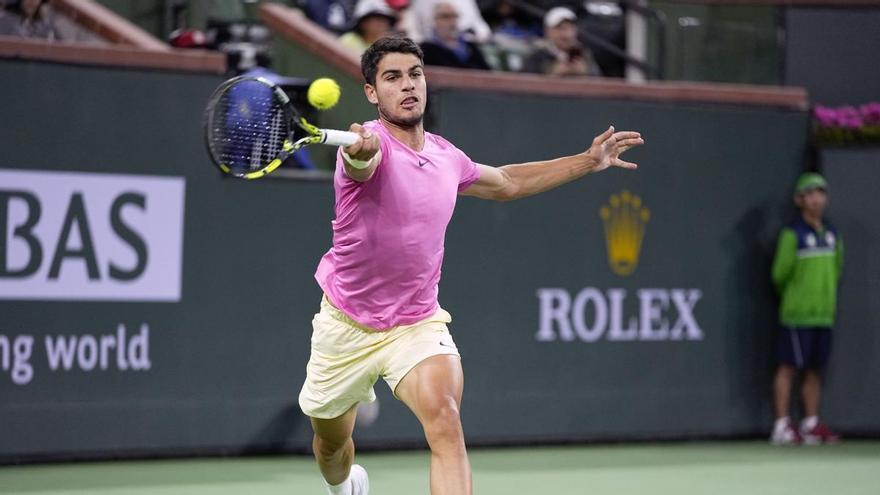 Carlos Alcaraz: dónde ver y a qué hora su partido ante Draper en Indian Wells