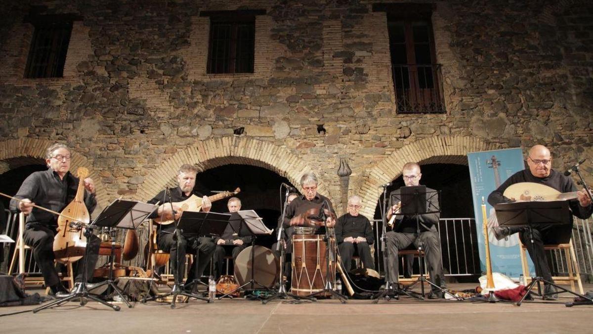 Una actuación celebrada en una pasada edición del Festival Internacional en el Camino de Santiago.